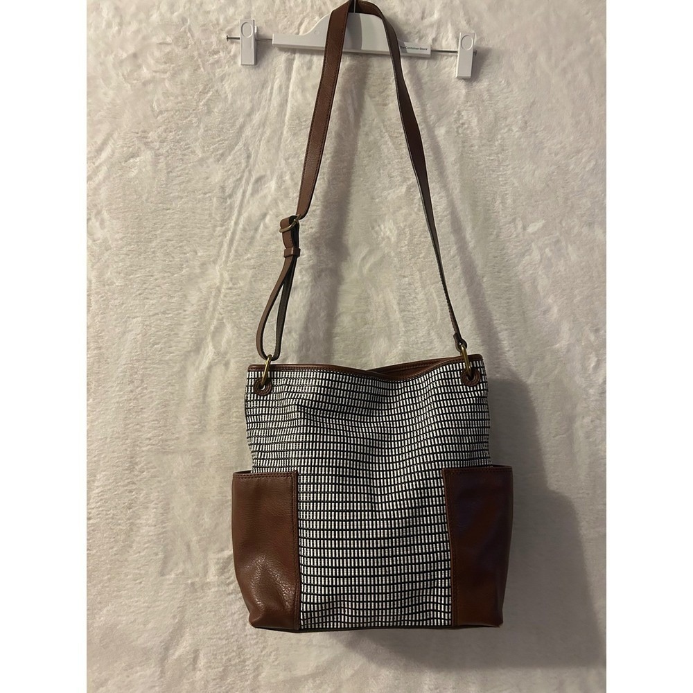 Fossil purse brown black white - Picture 3 of 11